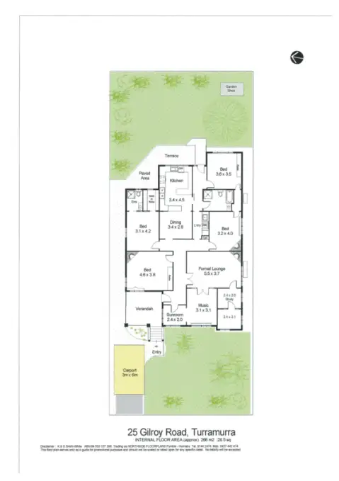 Floorplan of Homely house listing, 25 Gilroy Road, Turramurra NSW 2074