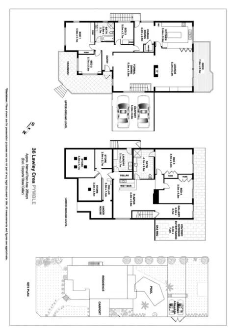 Floorplan of Homely house listing, 36 Lawley Crescent, Pymble NSW 2073