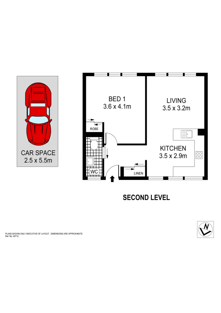 Floorplan of Homely unit listing, 29/11 Church Street, Ashfield NSW 2131