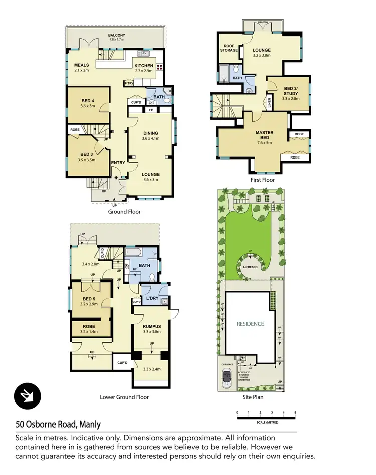 Floorplan of Homely house listing, 50 Osborne Road, Manly NSW 2095