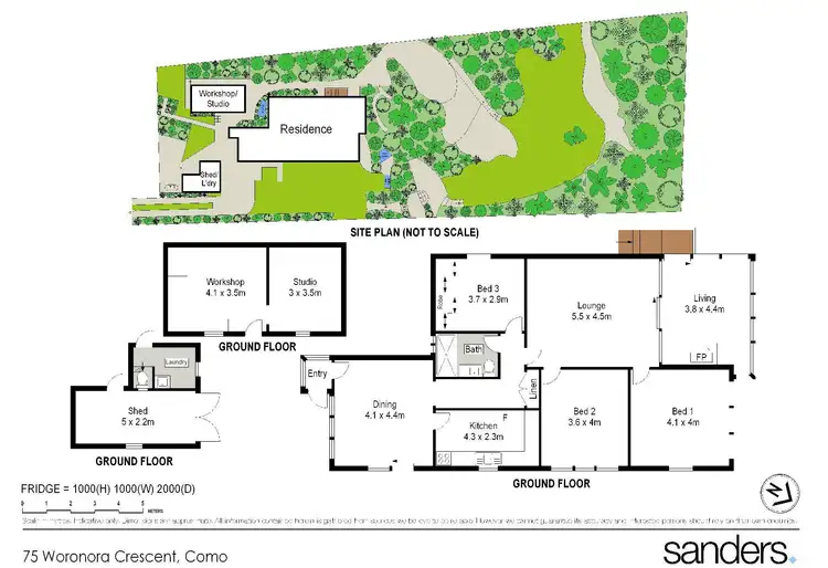 Floorplan of Homely house listing, 75 Woronora Crescent, Como NSW 2226