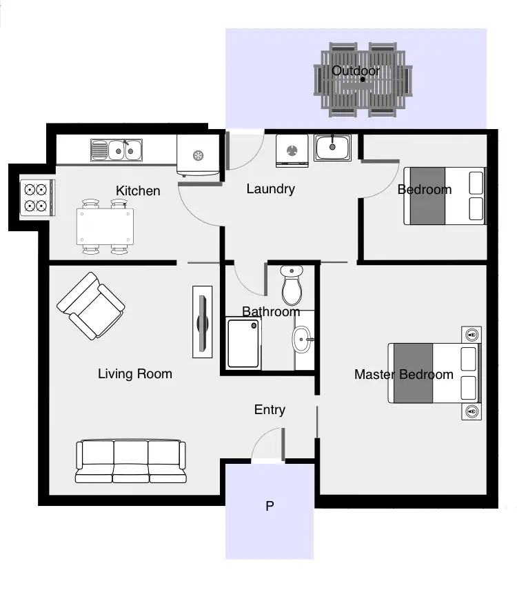 Floorplan of Homely house listing, 7 Lubbo Street, Mildura VIC 3500