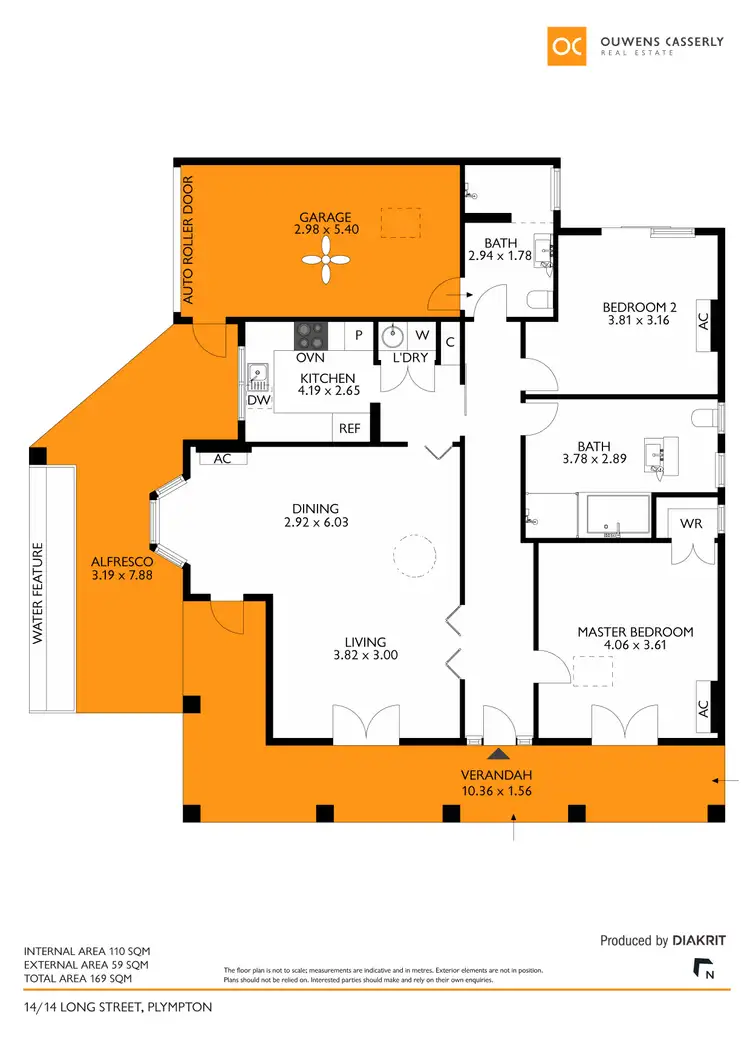 Floorplan of Homely unit listing, 14/14 Long Street, Plympton SA 5038
