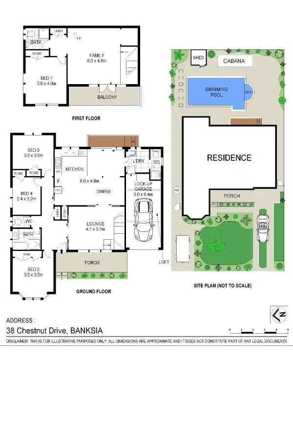 Floorplan of Homely house listing, 38 Chestnut Drive, Banksia NSW 2216