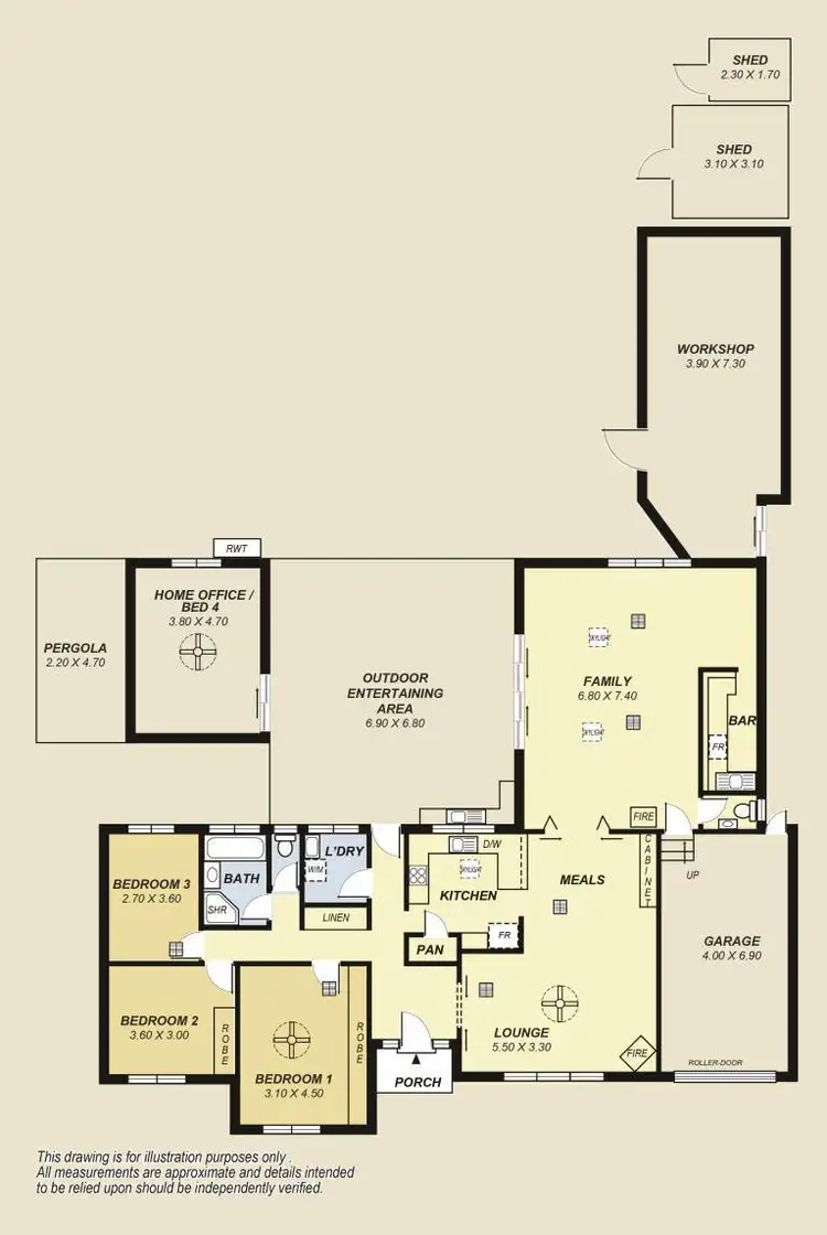 Floorplan of Homely house listing, 6 Vine Street, Morphett Vale SA 5162