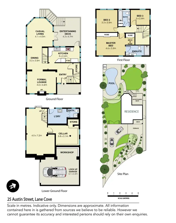 Floorplan of Homely house listing, 25 Austin Street, Lane Cove NSW 2066