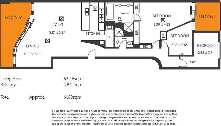 Floorplan of Homely apartment listing, 14a/12-14 Hurtle Square, Adelaide SA 5000
