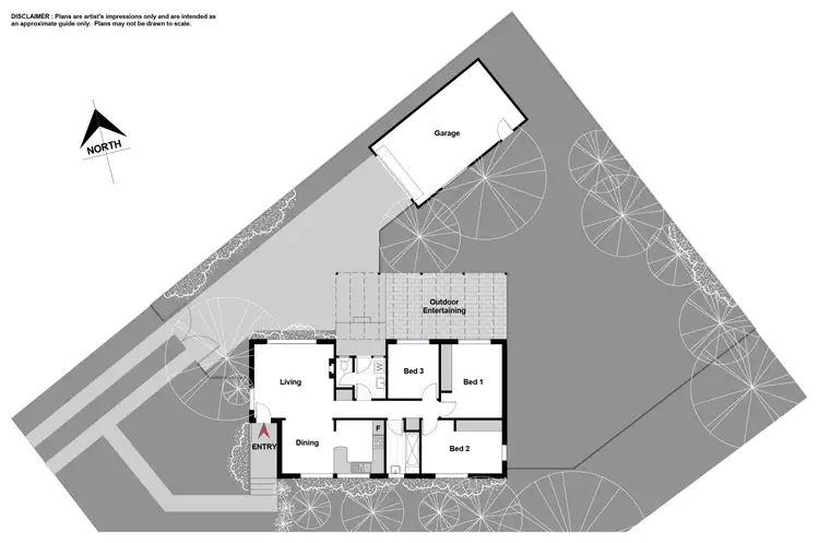Floorplan of Homely house listing, 44 Williams Street, Watson ACT 2602