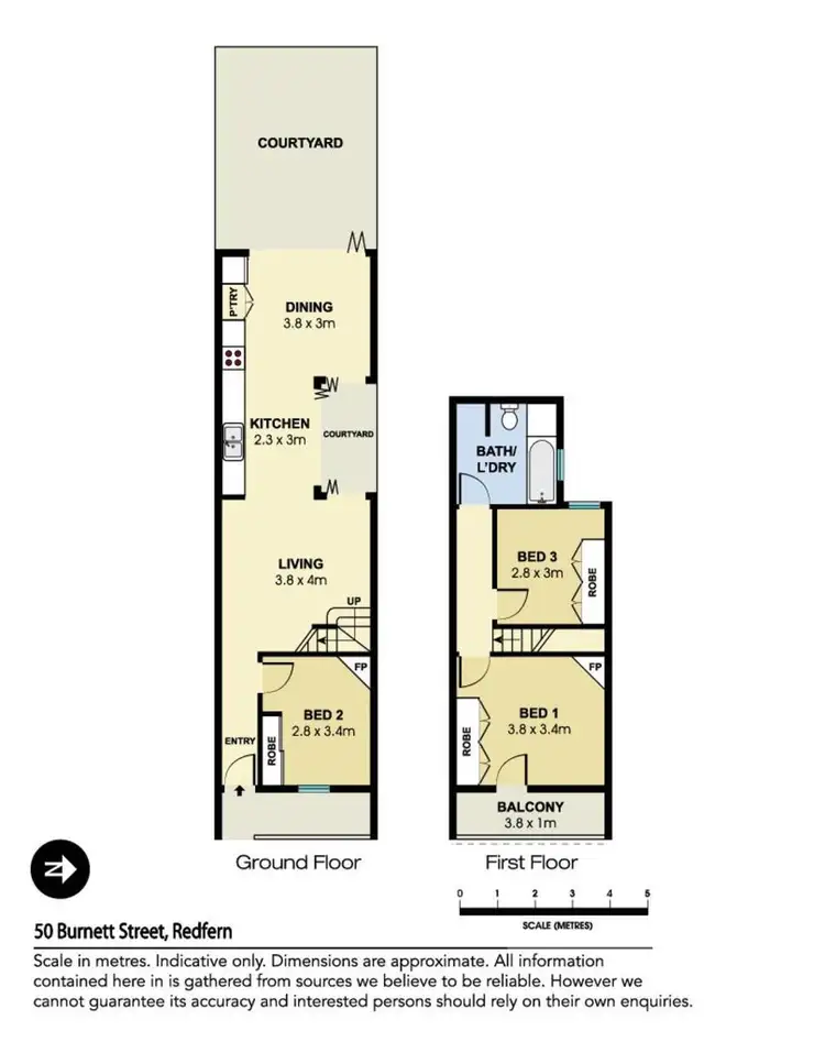 Floorplan of Homely house listing, 50 Burnett Street, Redfern NSW 2016