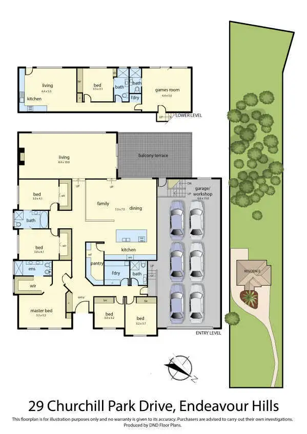 Floorplan of Homely house listing, 29 Churchill Park Drive, Endeavour Hills VIC 3802