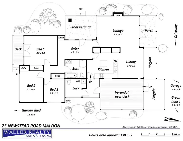 Floorplan of Homely house listing, 23 Newstead Road, Maldon VIC 3463