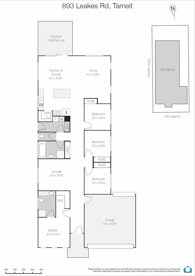 Floorplan of Homely house listing, 893 Leakes Road, Tarneit VIC 3029