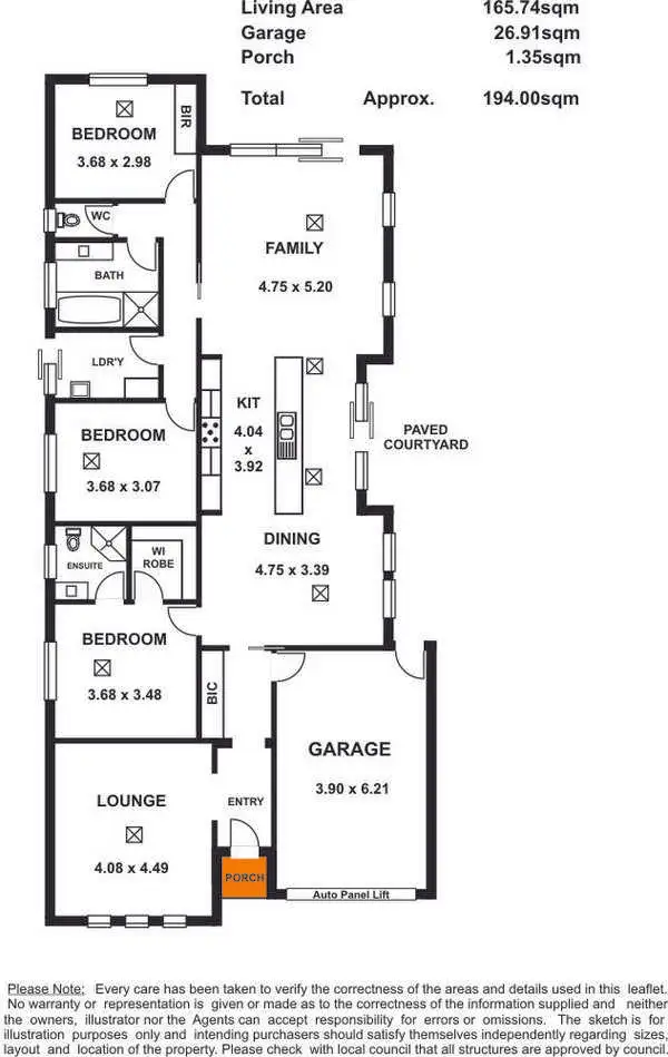 Floorplan of Homely house listing, 19 Coppins Terrace, Fulham Gardens SA 5024