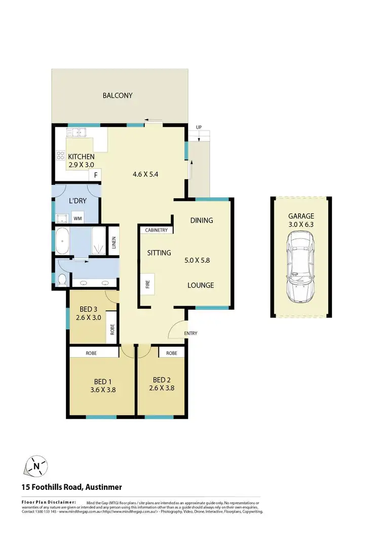 Floorplan of Homely house listing, 15 Foothills Road, Austinmer NSW 2515