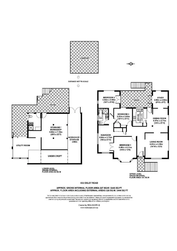 Floorplan of Homely house listing, 832 Oxley Road, Corinda QLD 4075