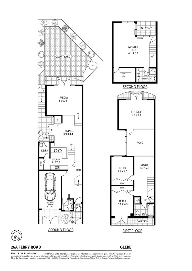 Floorplan of Homely house listing, 26a Ferry Road, Glebe NSW 2037