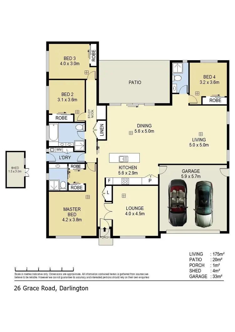 Floorplan of Homely house listing, 26 Grace Road, Darlington SA 5047