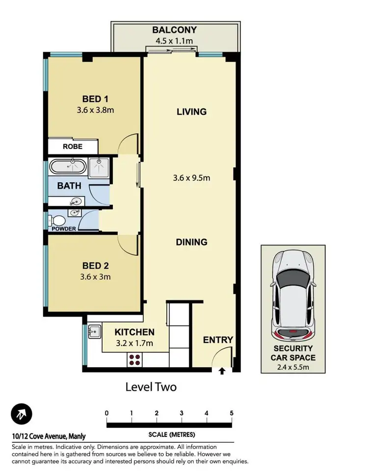 Floorplan of Homely apartment listing, 10/12 Cove Avenue, Manly NSW 2095