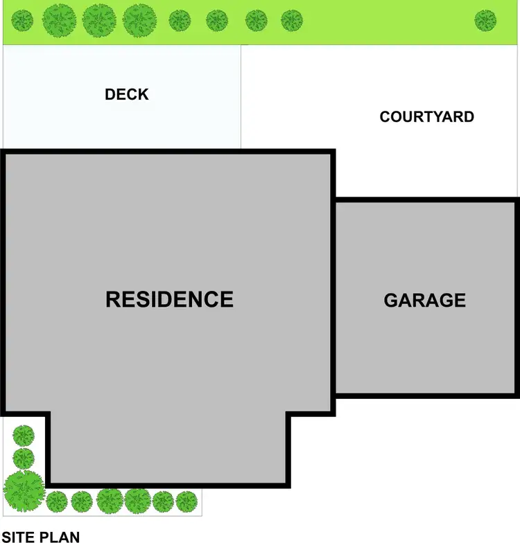 Floorplan of Homely townhouse listing, 2/8 Gregory Street, Oak Park VIC 3046