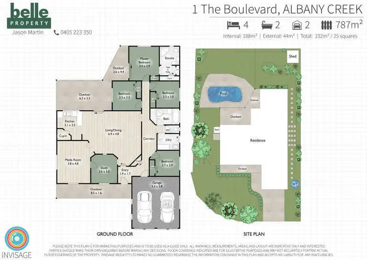 Floorplan of Homely house listing, 1 The Boulevard, Albany Creek QLD 4035