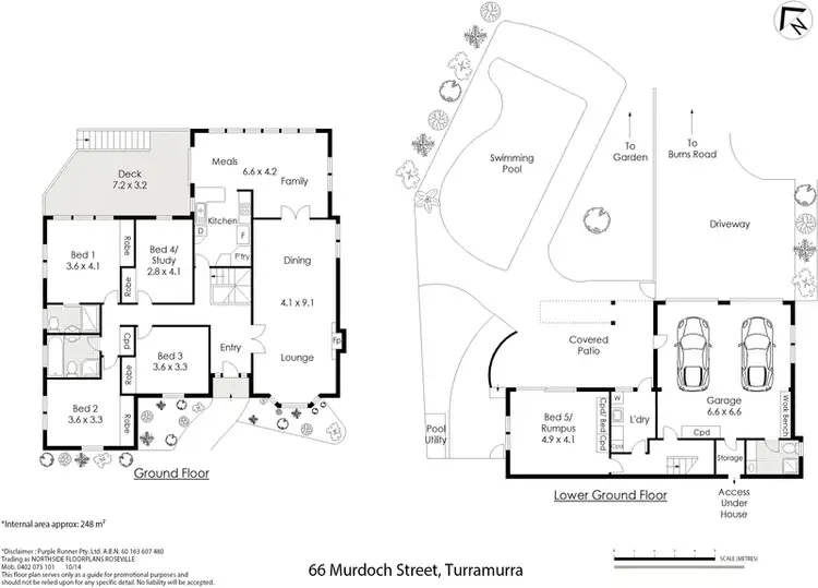 Floorplan of Homely house listing, 66 Murdoch Street, Turramurra NSW 2074