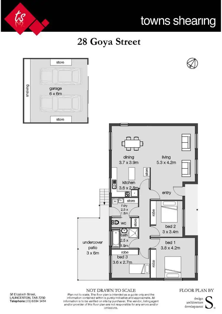 Floorplan of Homely house listing, 28 Goya Road, Newnham TAS 7248