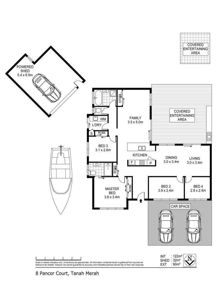 Floorplan of Homely house listing, 8 Pancor Court, Tanah Merah QLD 4128