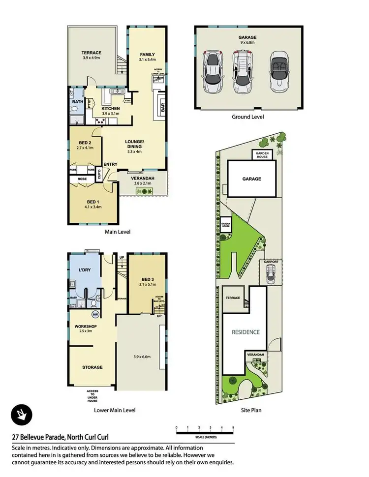 Floorplan of Homely house listing, 27 Bellevue Parade, North Curl Curl NSW 2099