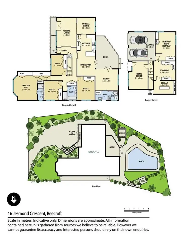 Floorplan of Homely house listing, 16 Jesmond Crescent, Beecroft NSW 2119