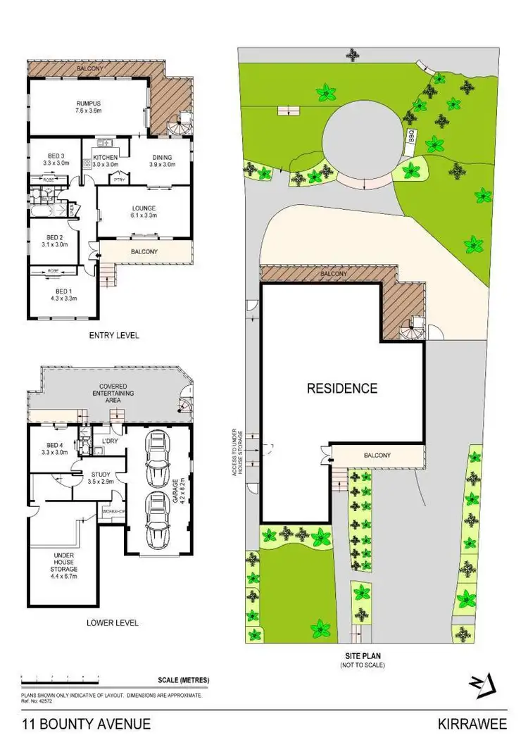 Floorplan of Homely house listing, 11 Bounty Avenue, Kirrawee NSW 2232