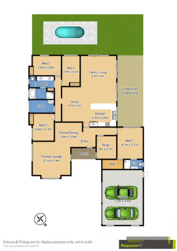 Floorplan of Homely house listing, 7 Sonter Street, Quakers Hill NSW 2763