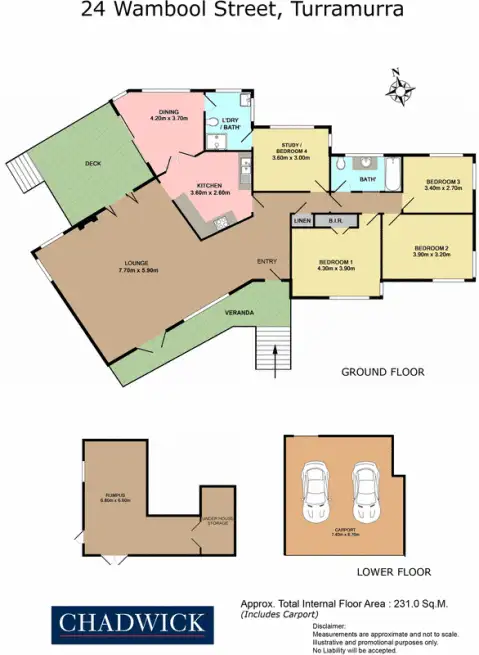 Floorplan of Homely house listing, 24 Wambool Street, Turramurra NSW 2074