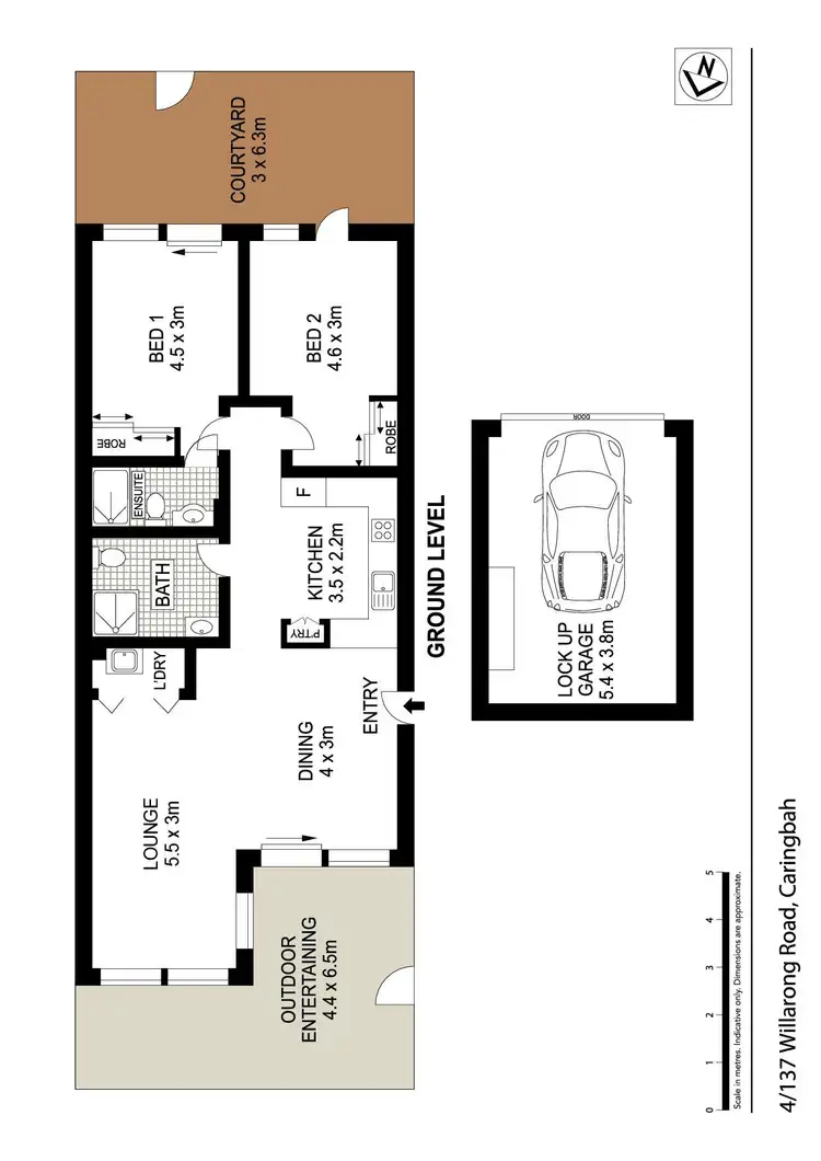 Floorplan of Homely apartment listing, 4/137 Willarong Road, Caringbah NSW 2229