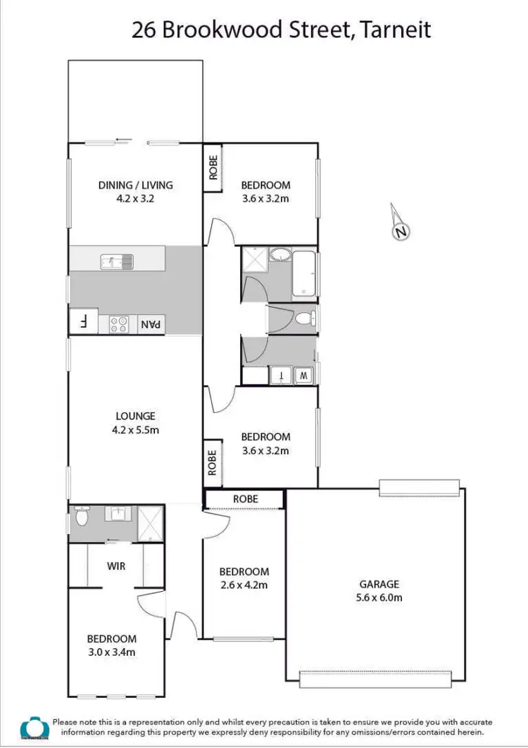 Floorplan of Homely house listing, 26 Brookwood Street, Tarneit VIC 3029