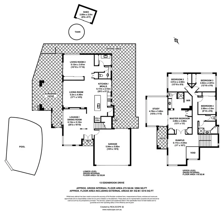 Floorplan of Homely house listing, 13 Edenbrooke Drive, Sinnamon Park QLD 4073