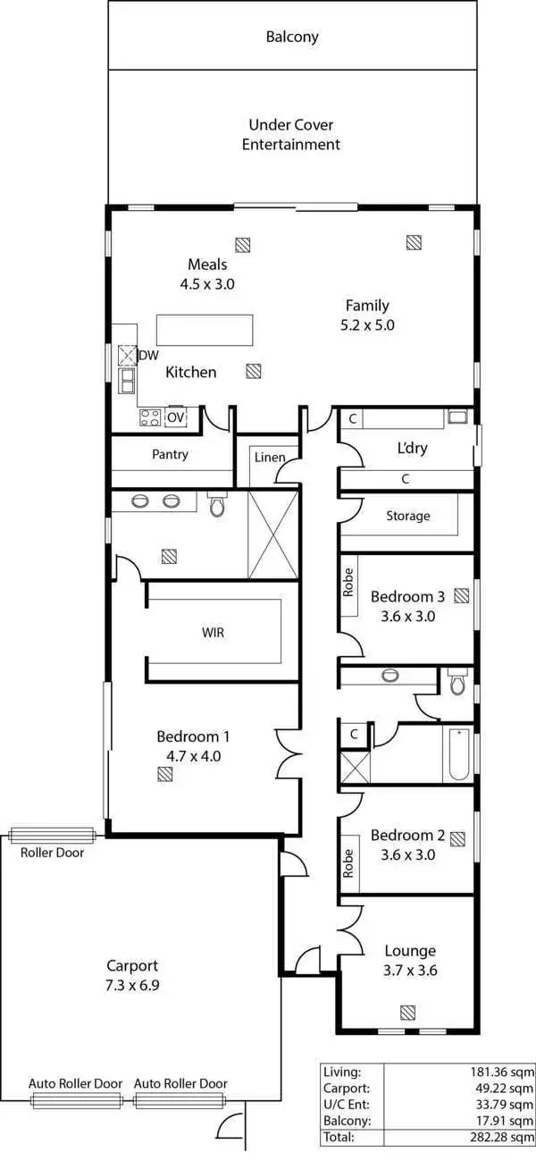 Floorplan of Homely house listing, 44 Blanche Parade, Hindmarsh Island SA 5214