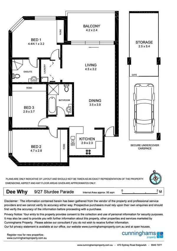 Floorplan of Homely apartment listing, 9/27 Sturdee Parade, Dee Why NSW 2099