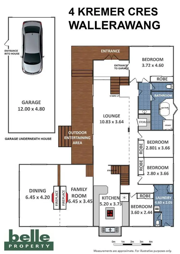 Floorplan of Homely house listing, 4 Kremer Place, Wallerawang NSW 2845