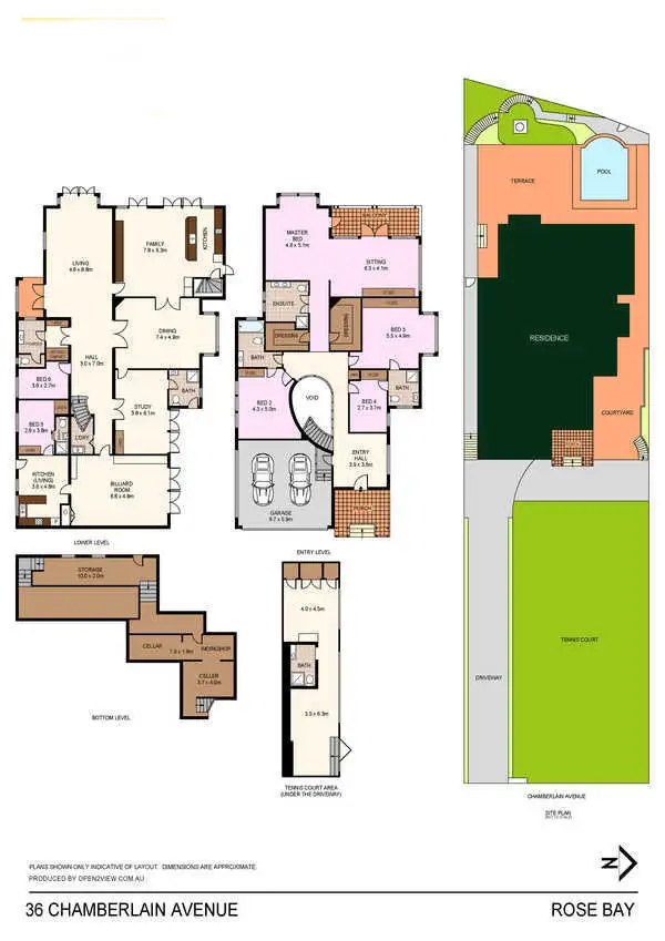 Floorplan of Homely house listing, 36 Chamberlain Avenue, Rose Bay NSW 2029