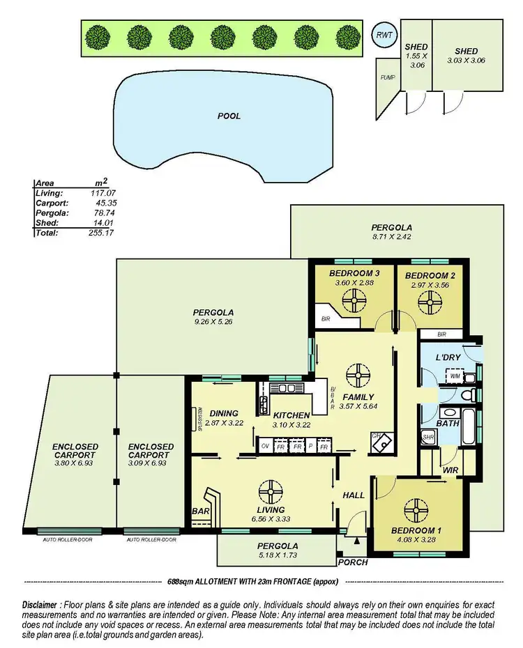 Floorplan of Homely house listing, 34 Lakeview Avenue, West Lakes SA 5021