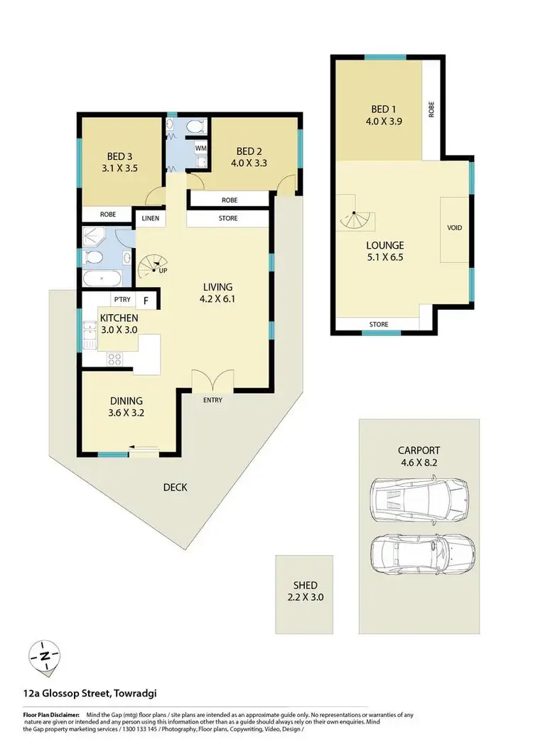 Floorplan of Homely house listing, 12a Glossop Street, Towradgi NSW 2518