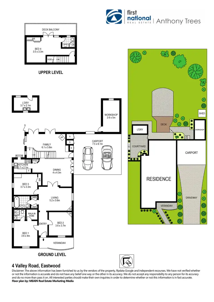 Floorplan of Homely house listing, 4 Valley Road, Eastwood NSW 2122