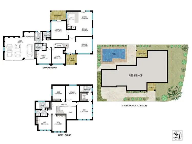 Floorplan of Homely house listing, 1 McGee Place, Baulkham Hills NSW 2153