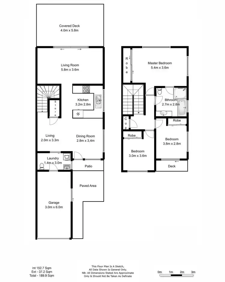 Floorplan of Homely semi-detached listing, 2/7 Millers Drive, Tugun QLD 4224