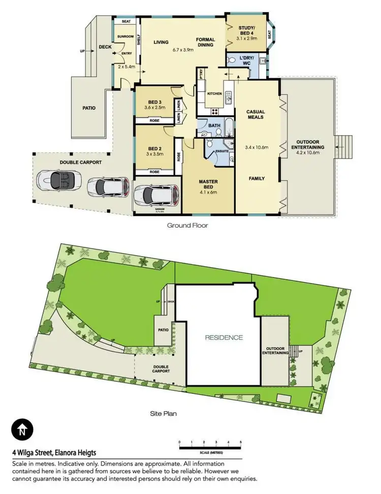 Floorplan of Homely house listing, 4 Wilga Street, Elanora Heights NSW 2101