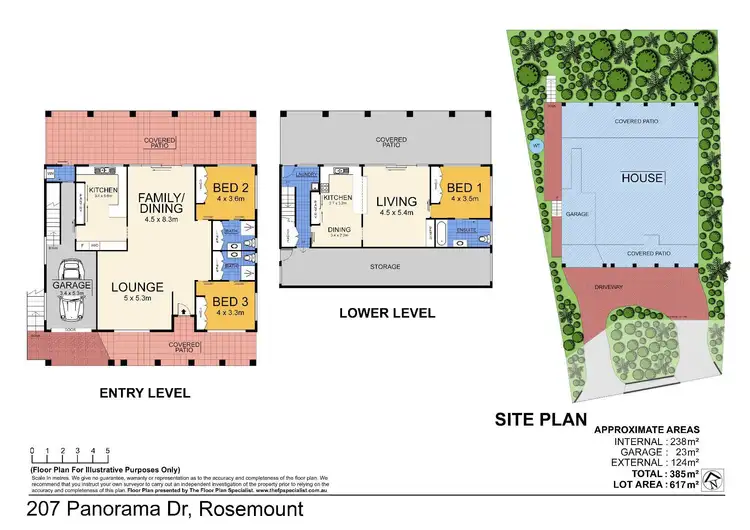 Floorplan of Homely house listing, 207 Panorama Drive, Rosemount QLD 4560