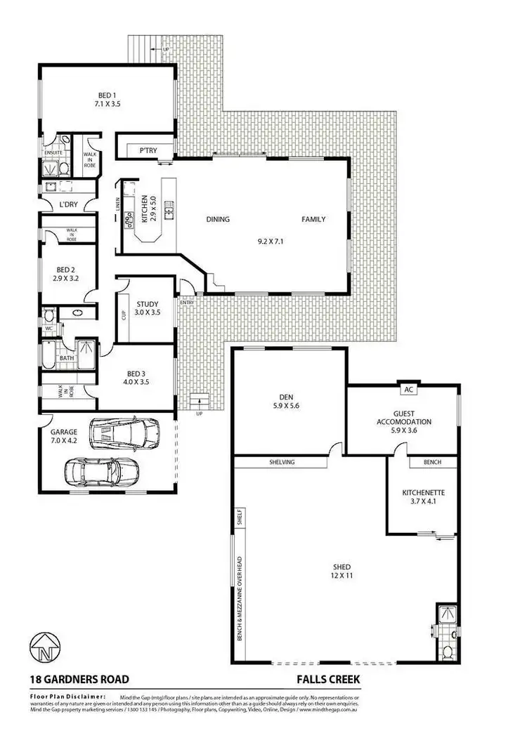 Floorplan of Homely rural property listing, 18 Gardner Road, Falls Creek NSW 2540