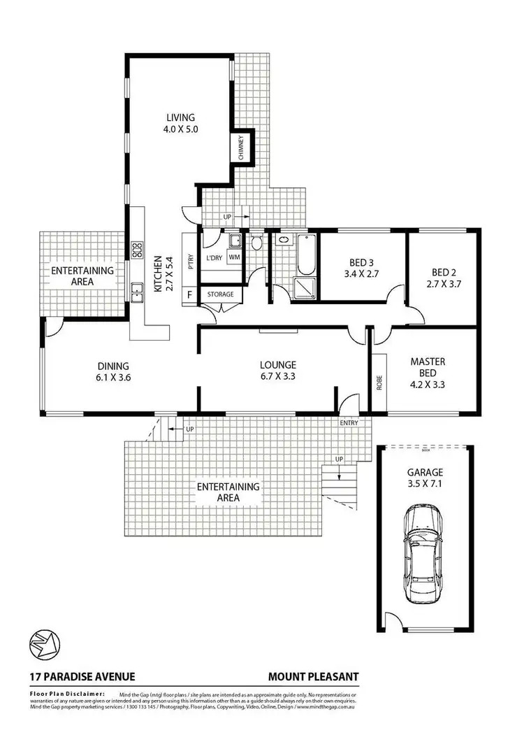 Floorplan of Homely house listing, 17 Paradise Avenue, Mount Pleasant NSW 2519