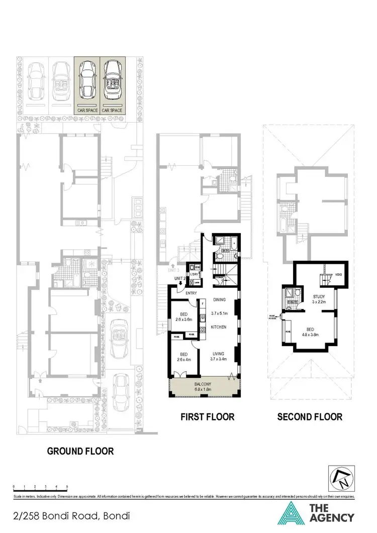 Floorplan of Homely apartment listing, 2/258 Bondi Road, Bondi NSW 2026