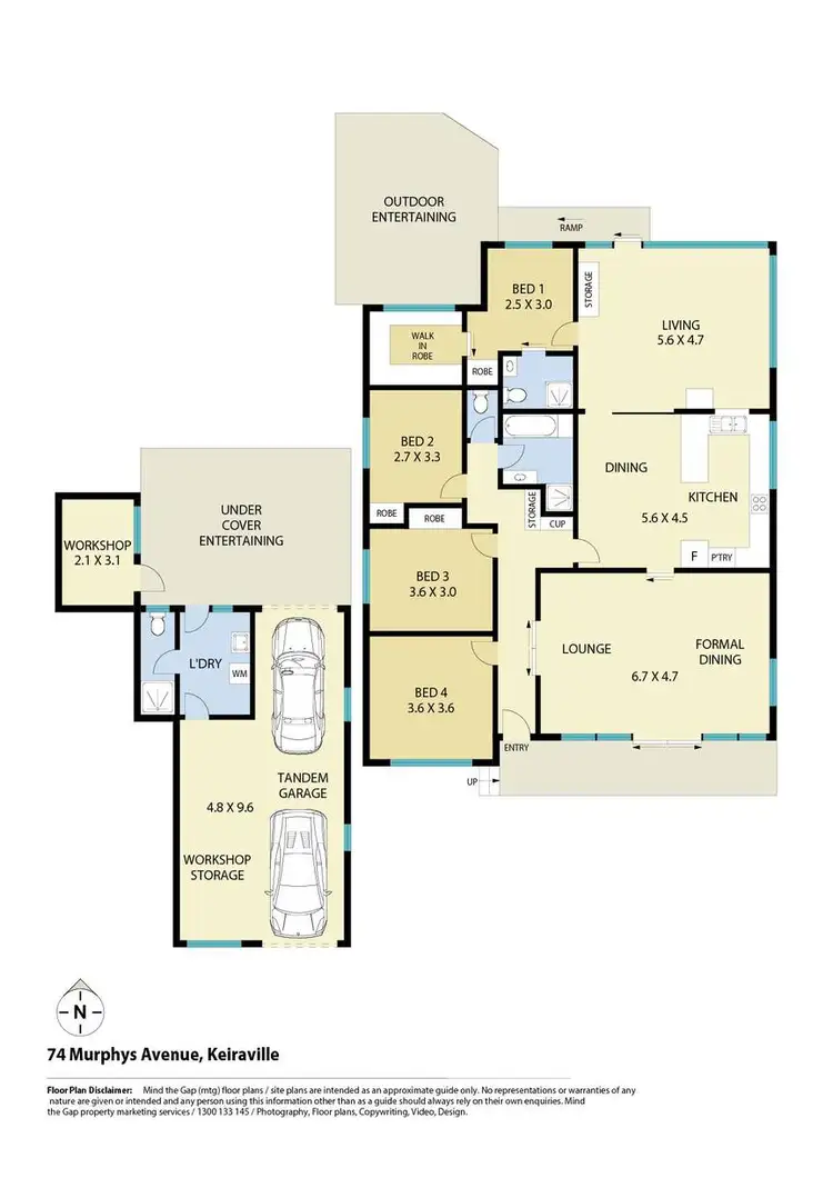 Floorplan of Homely house listing, 74 Murphys Avenue, Keiraville NSW 2500